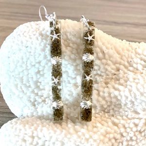 97. Huntington Beach, Cali sand earrings